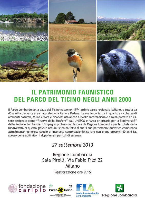 Il patrimonio faunistico del Parco del Ticino negli anni 2000