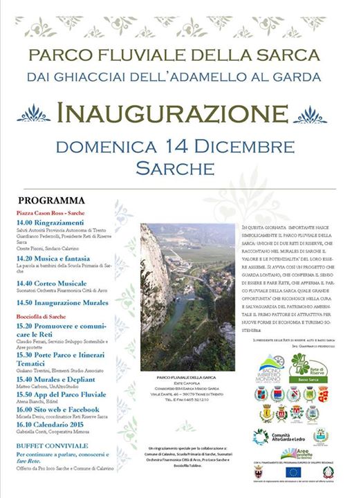 Inauguration of the Sarca River Park