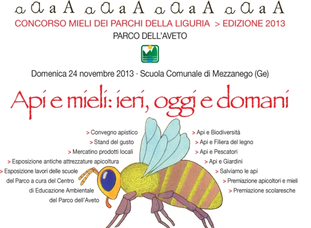 domenica 24 novembre - Concorso “Mieli dei Parchi della Liguria” edizione 2013
