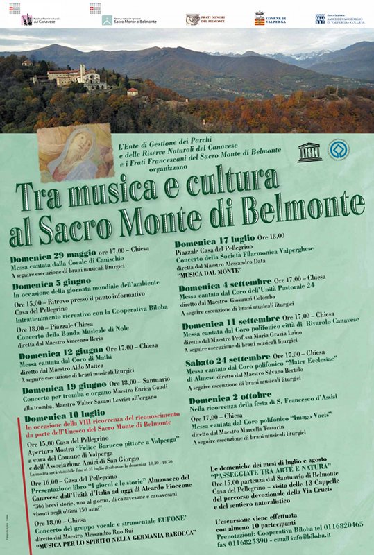 Tra musica e cultura al Sacro Monte di Belmonte
