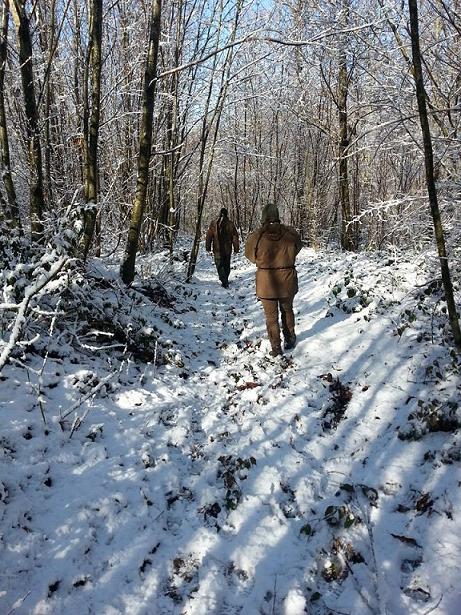 Neve ai Castelli Romani, Guardiaparco a supporto della viabilità con un occhio attento alle tracce