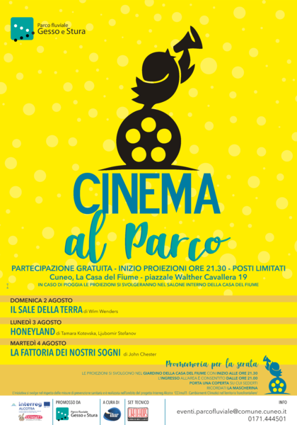 'Cinema al Parco': alla Casa del Fiume tre giorni di film sotto le stelle