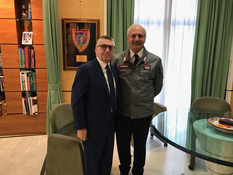  Il direttore Vincenzo Fogliano incontra il Generale Antonio Ricciardi