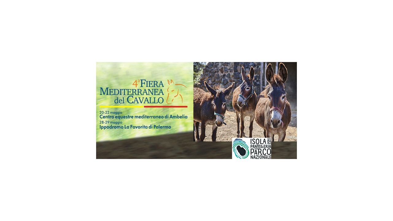L'Ente Parco Nazionale Isola di Pantelleria presente alla quarta edizione della Fiera Mediterranea del Cavallo