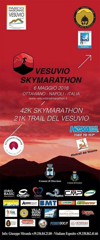 Tutto pronto per la II Edizione della 'Vesuvioskymarathon 2018'