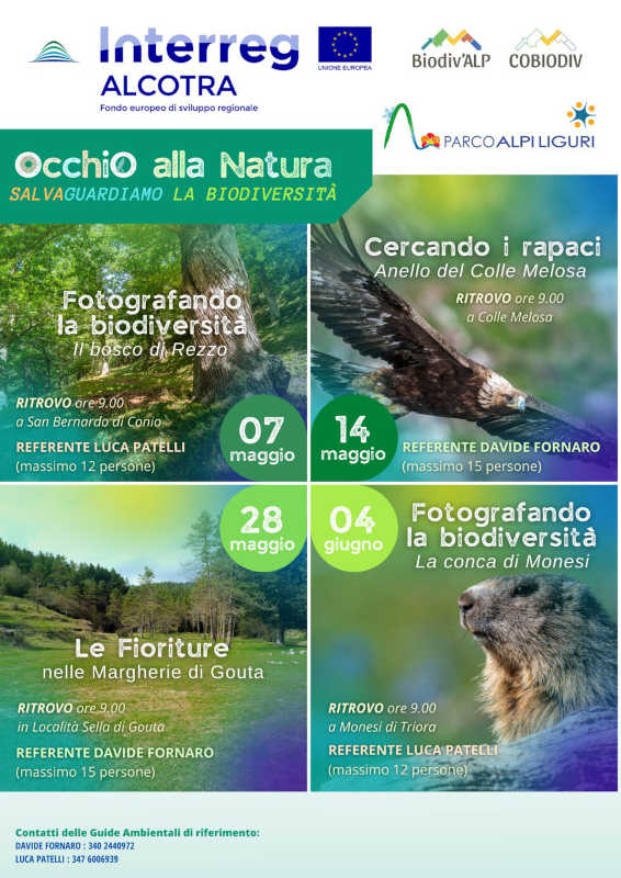 OCCHIO ALLA NATURA! SalvaGuardiamo la Biodiversità – Escursioni guidate gratuite nel Parco