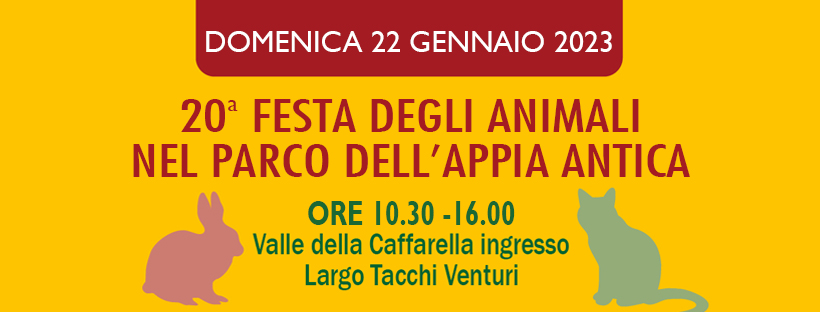 Domenica 22 gennaio torna la Festa degli animali domestici e da cortile in Caffarella