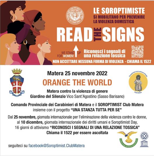 'Read the Signs' - Mobilitazione contro la violenza sulle donne