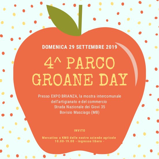 Domenica 29 settembre la 4^ edizione del Parco Groane Day presso Expo Brianza