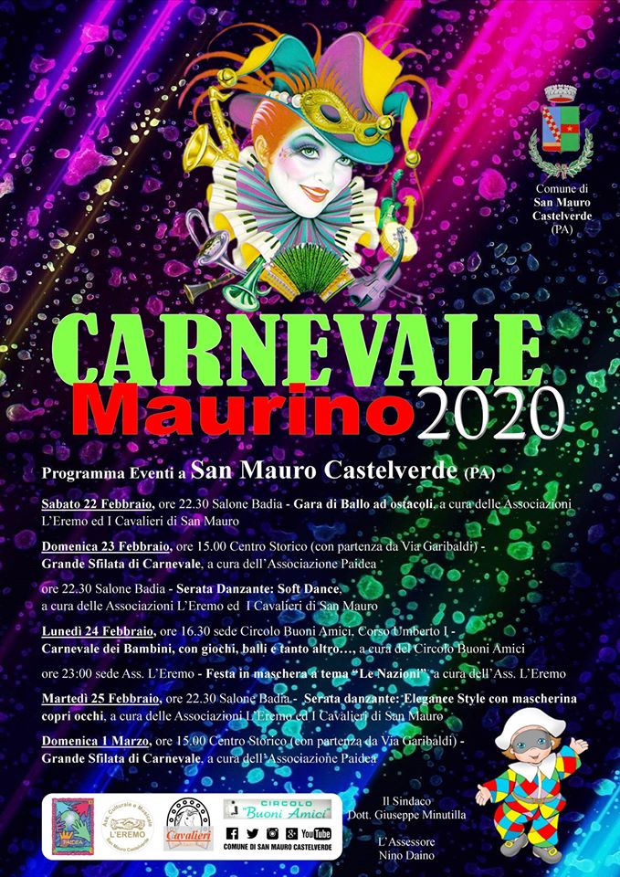 CARNEVALE MAURINO 2020 TEMPO DI FESTA A SAN MAURO CASTELVERDE