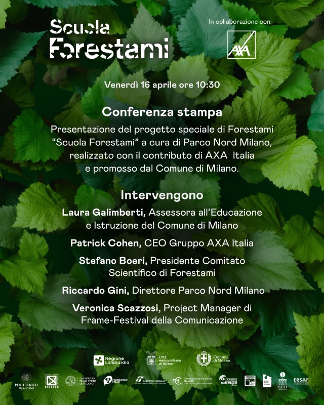 A scuola di forestazione urbana | Conferenza stampa