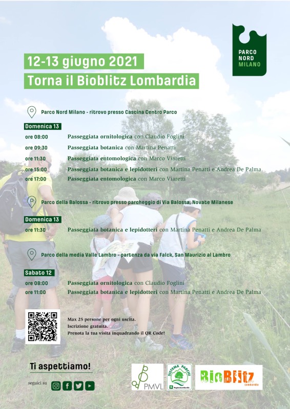 12 e 13 giugno: Bioblitz Lombardia