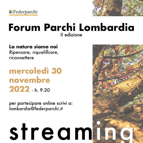 Forum Parchi Lombardia streaming