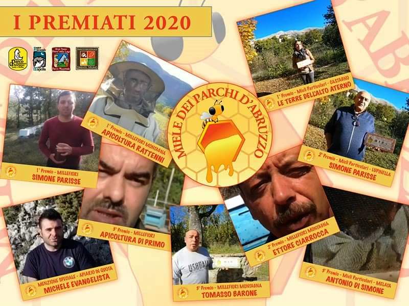 Mielinfesta 2020 - “Miglior miele dei Parchi d’Abruzzo 2020”: edizione rispettata nonostante le difficoltà della pandemia