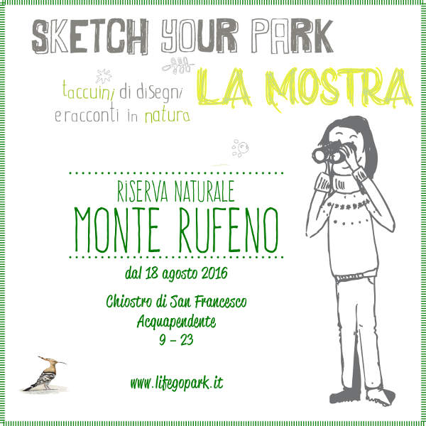 Sketch Your Park, le opere del concorso in mostra