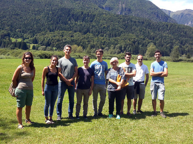Alcuni partecipanti della delegazione della Biosfera Alpi Ledrensi e Judicaria che parteciperà al Forum Mondiale dei Giovani MaB