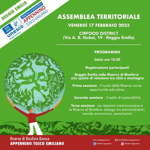 Appuntamento il 17 Febbraio a Reggio Emilia