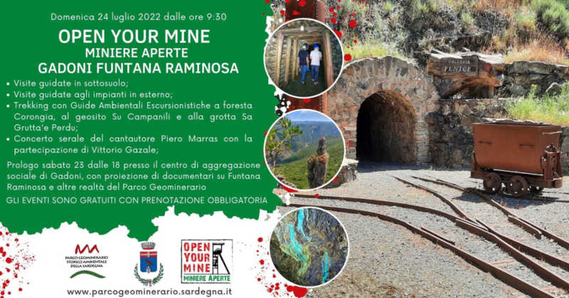 OPEN YOUR MINE | Miniere Aperte Gadoni – Funtana Raminosa 2022