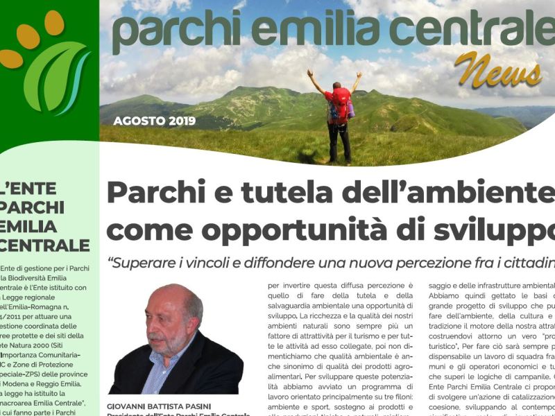 Online e in distribuzione il nuovo Notiziario dei Parchi Emilia Centrale: news e informazioni sui progetti e le attività dell'Ente di gestione