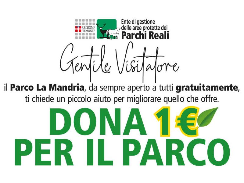 Dona 1€ per il Parco La Mandria