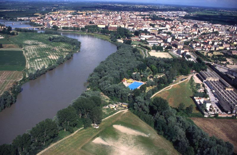 Veduta aerea di Casale Monferrato - Foto C. Lenti