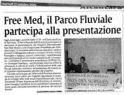 Free Med, il Parco Fluviale partecipa alla presentazione