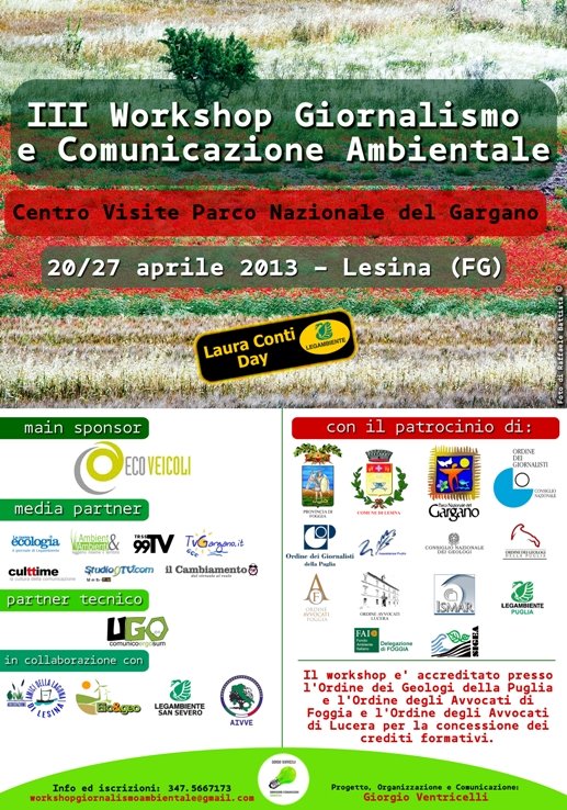 III workshop Giornalismo e Comunicazione Ambientale