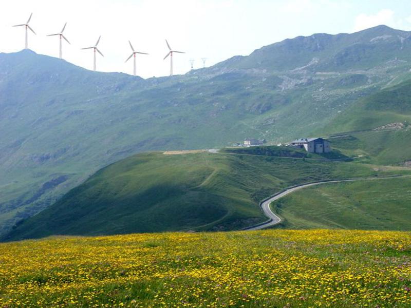 Parco eolico a 2.300 metri di quota al Brennero