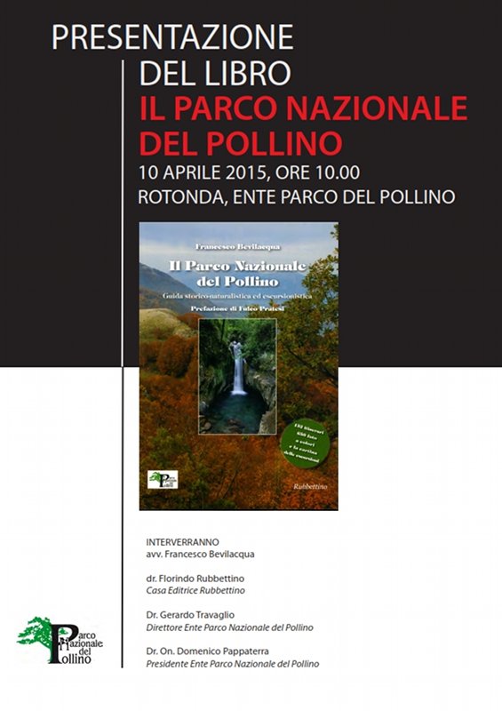Presentazione Guida al Parco del Pollino di F. Bevilacqua