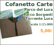 Cofanetto carte dei sentieri del Parco del Lura e del Parco Sorgenti del Torrente Lura (scala 1:15.000)