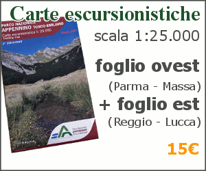 Carte escursionistiche Parco Nazionale dell'Appennino tosco-emiliano 2a edizione - scala 1:25.000