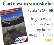 Carte escursionistiche Parco Nazionale dell'Appennino tosco-emiliano 2a edizione - scala 1:25.000
