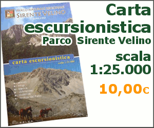 Carta escursionistica Parco Naturale Regionale Sirente Velino - scala 1:25.000