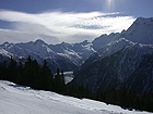 Head of Val Belviso seen from the track Magnolta in Aprica