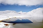 Lago di Fòses in inverno