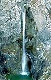 Waterfall of the stream Rosandra