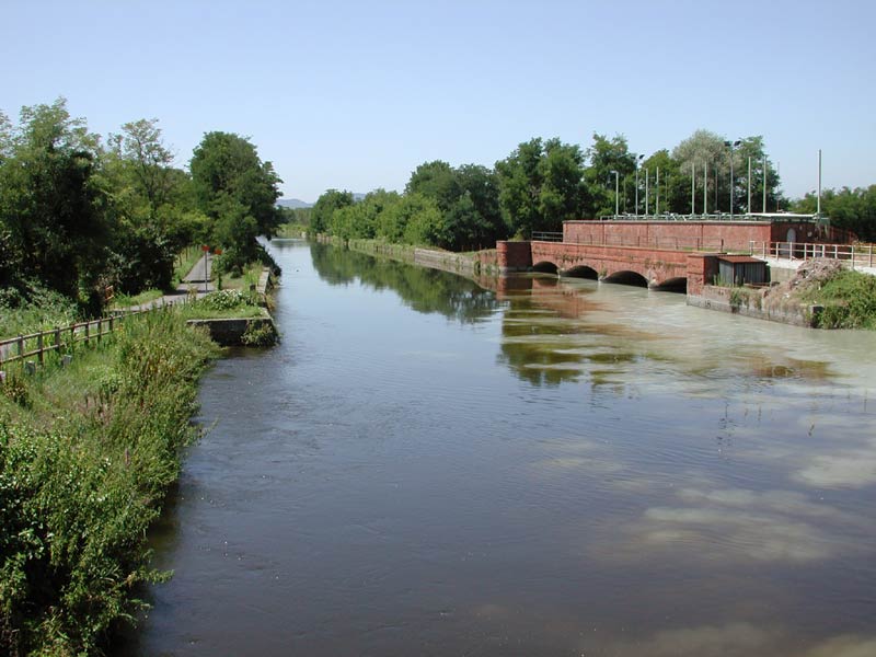 Intake of Cavour Channel in Chivasso