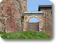 L'ingresso alla fortezza di Verrua Savoia
