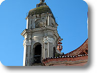 Il campanile della chiesa dei santi Gervasio e Protasio