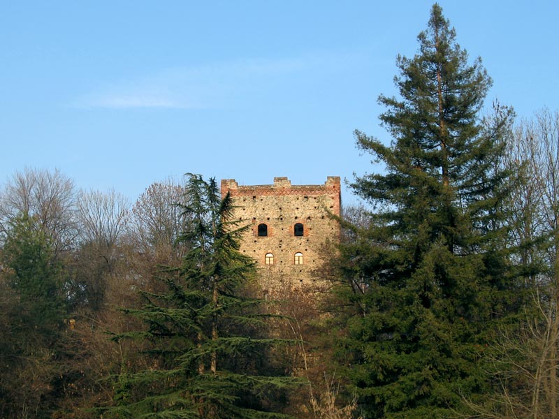Una torre del Castello di Rivalta di Torino