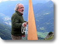 L'Artista Luigi Berardi presenta i suoi strumenti eoli