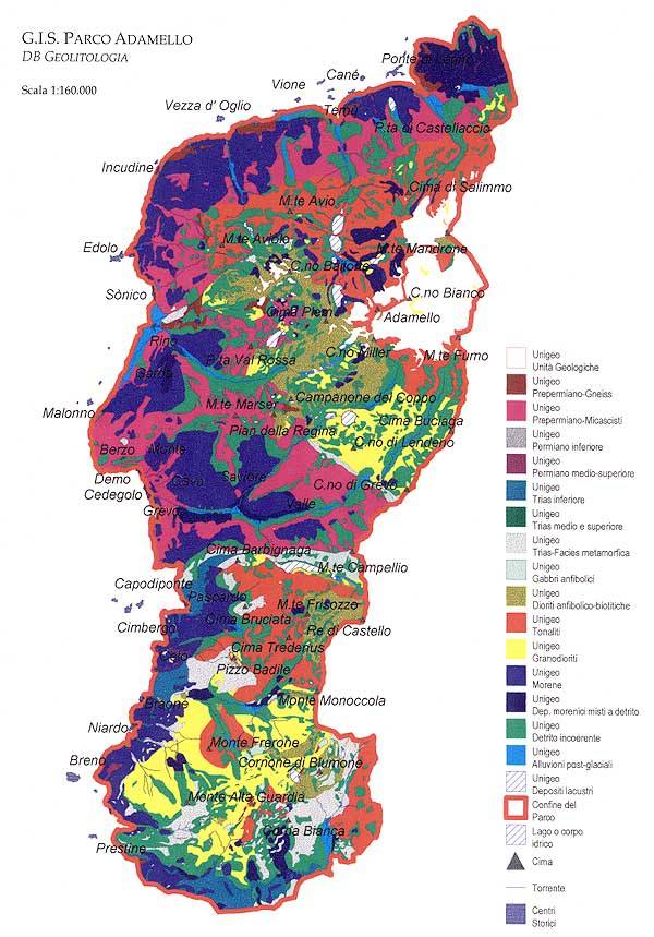 mappa geolitologia