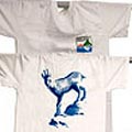 T-Shirt bianca adulto Parco Alpe Veglia Devero - Modello Camoscio