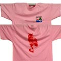 Rosa T-Shirt fÃ¼r erwachsene, Parco Alpe Veglia Devero - Modell Eule