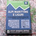 Alpi Marittime e Liguri - Carta dei sentieri e dei rifugi n. 8 (1:50.000)