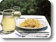 Spaghetti Wein