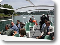Inaugurata la barca elettrica al lago Albano
