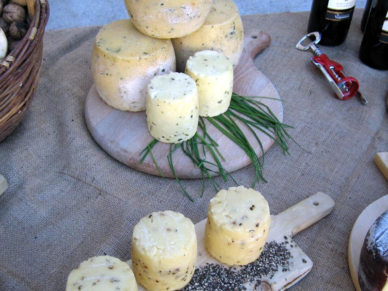 Cheese Flavored with Herbs and Special Cheese