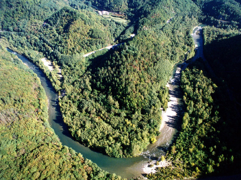 Le fleuve Vara à Case Vertesa (Brugnato)