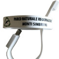 Braccialetto USB in silicone con logo del Parco Monti Simbruini